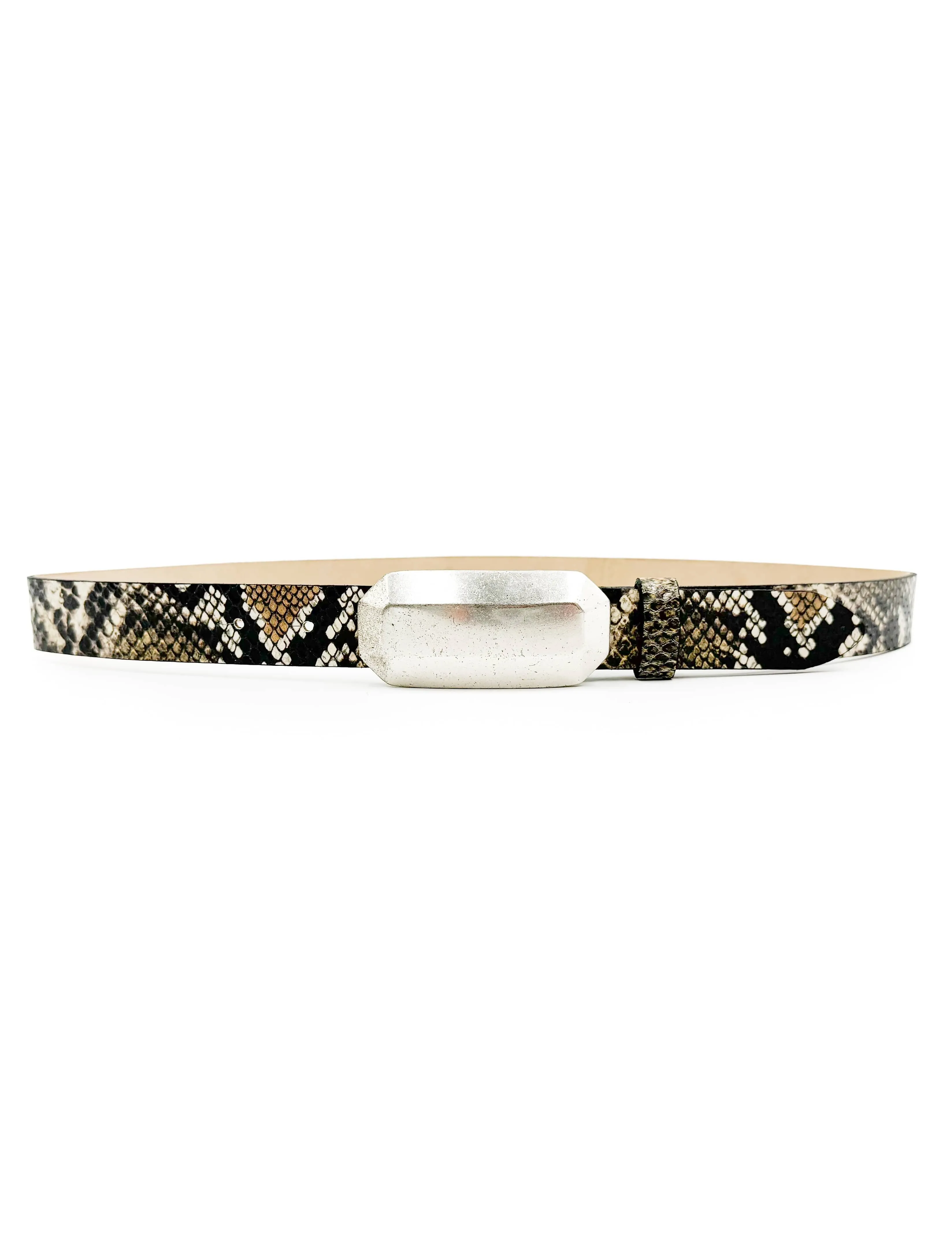 Maren Snake Print Belt sold by Streets Ahead