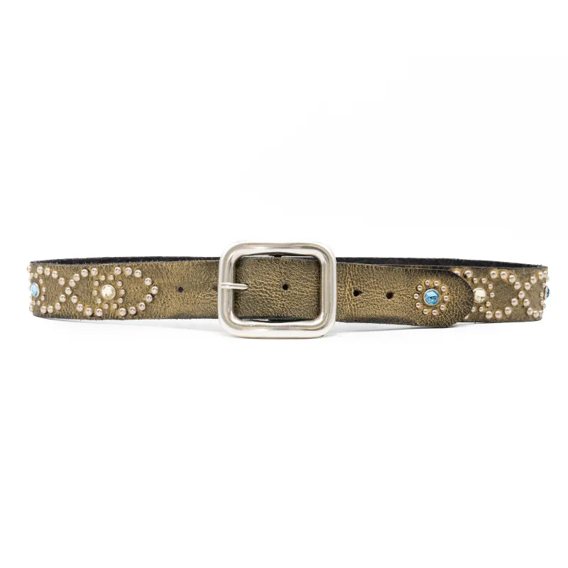 SALOMÉ BELT - PEWTER sold by Streets Ahead