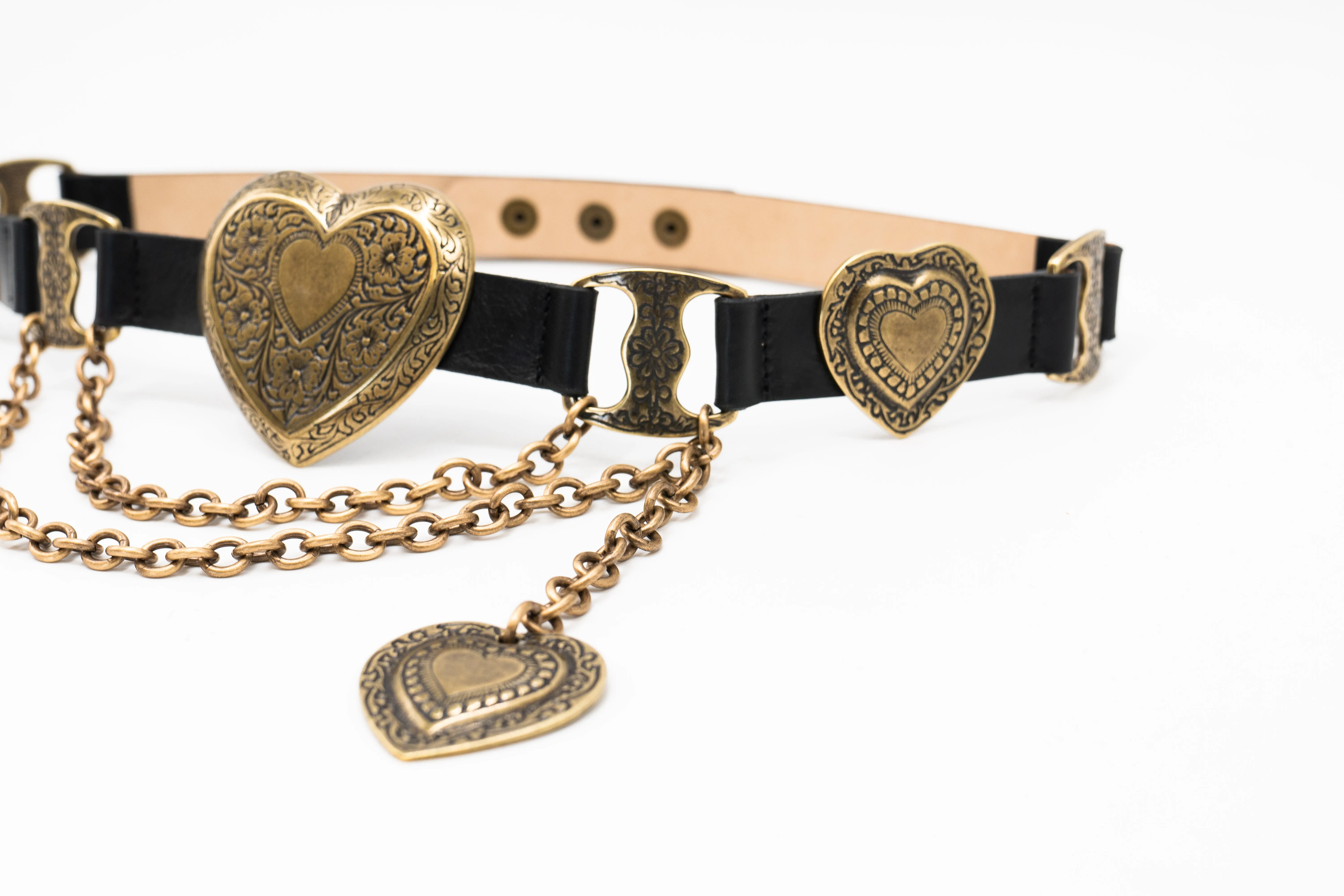 Mia Heart Belt - Brass sold by Streets Ahead product image thumbnail 5