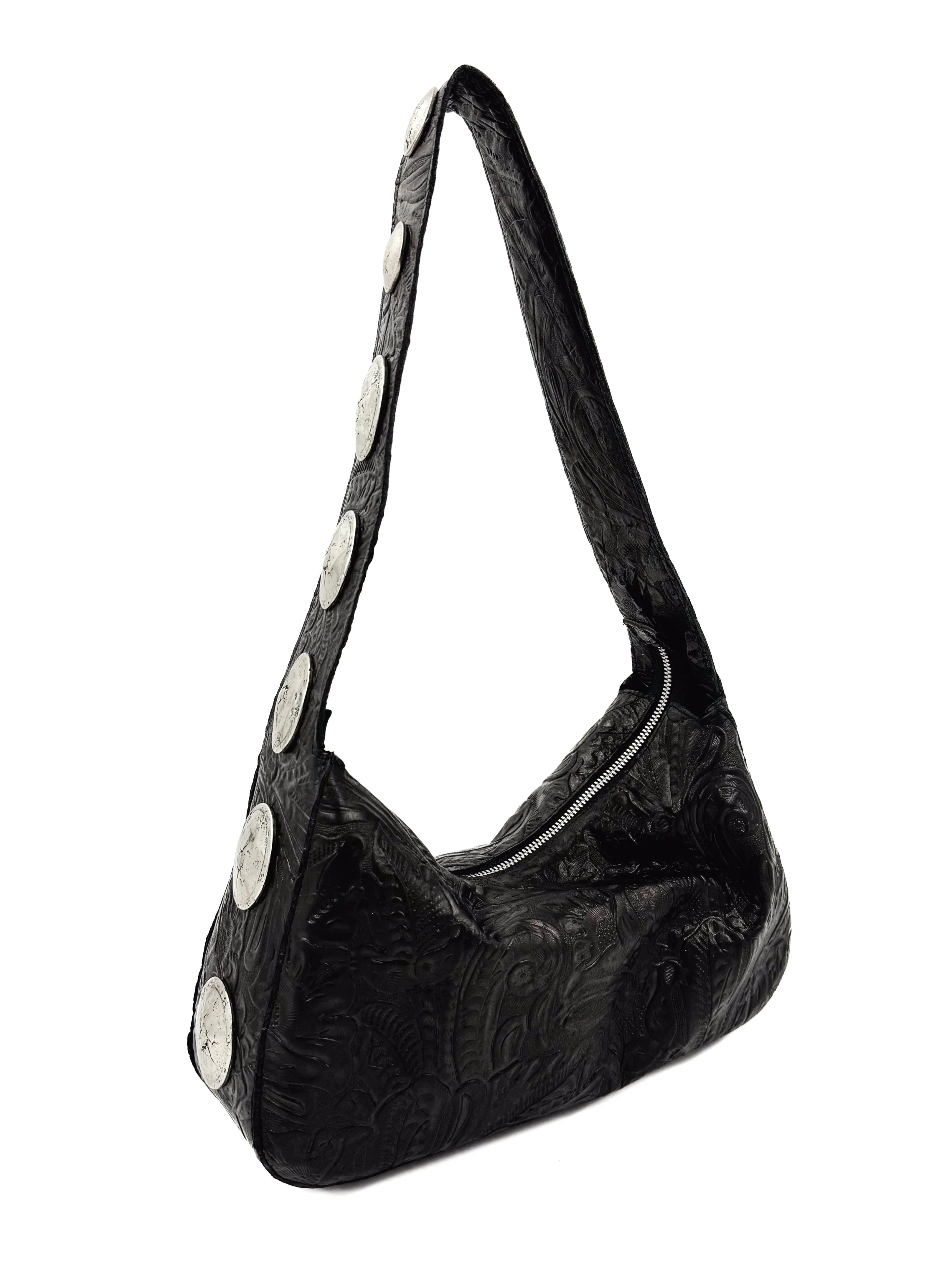Athena Shoulder Bag Black Tooled sold by Streets Ahead product image thumbnail 2