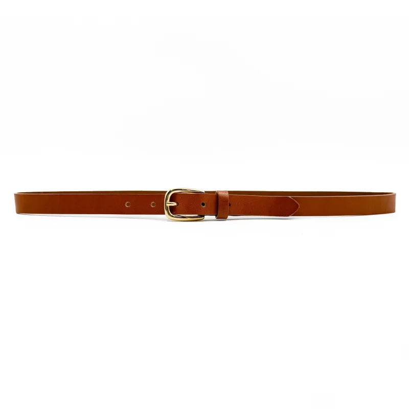 Millie Belt - Tan And Gold sold by Streets Ahead