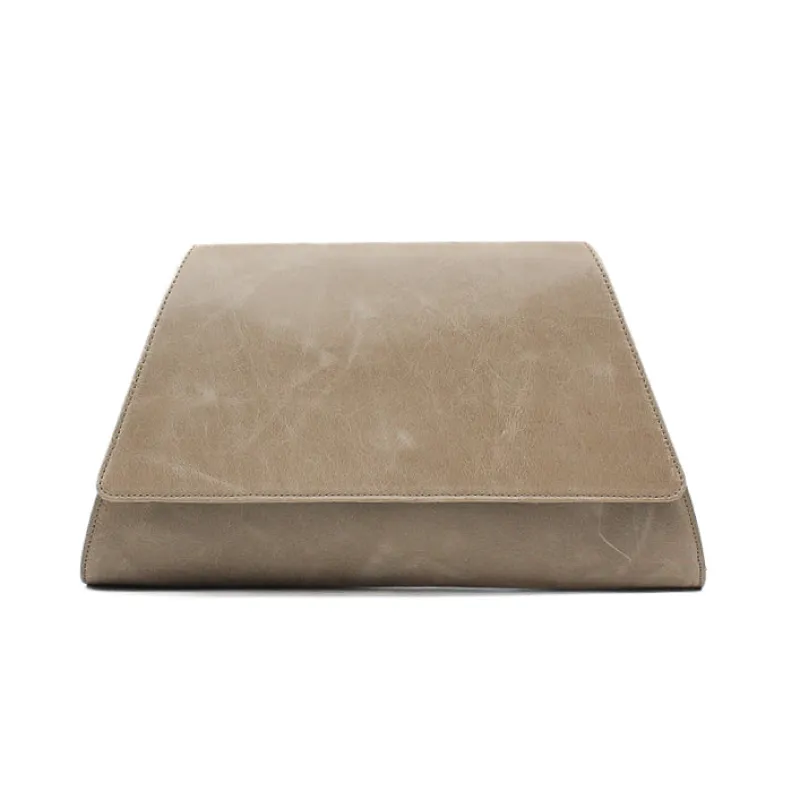 Naomi Oversized Clutch - Taupe sold by Streets Ahead