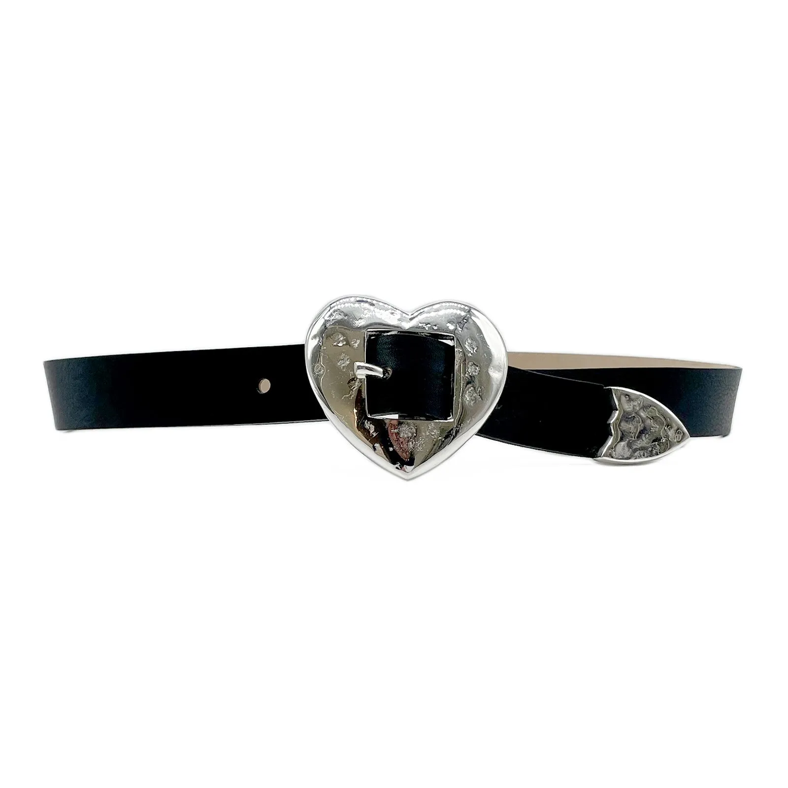 Silver Hammered Heart sold by Streets Ahead