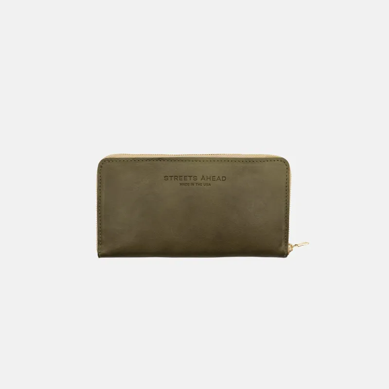 Lola Wallet - Olive sold by Streets Ahead