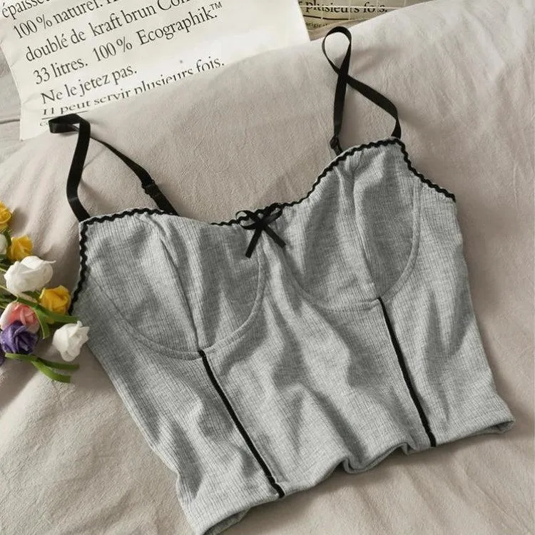 Soft Girl Bow Corduroy Top sold by Streetwear Society product image thumbnail 5