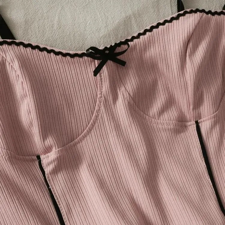 Soft Girl Bow Corduroy Top sold by Streetwear Society product image thumbnail 3