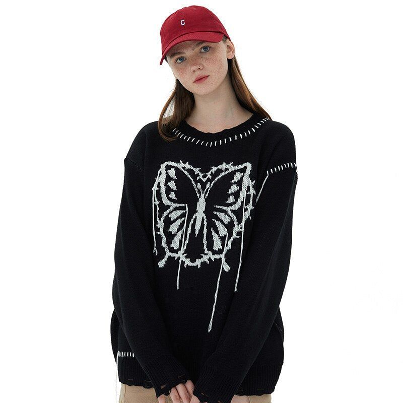 Dev Butterfly Knit Sweater sold by Streetwear Society product image thumbnail 3