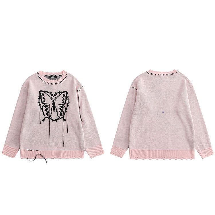 Dev Butterfly Knit Sweater sold by Streetwear Society product image thumbnail 11