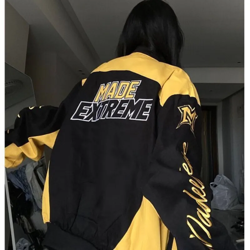 Embroidered Racing Jacket sold by Streetwear Society