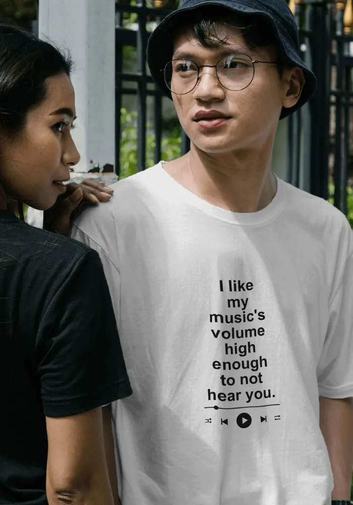 I Like My Music's Volume Tee sold by Streetwear Society product image thumbnail 2