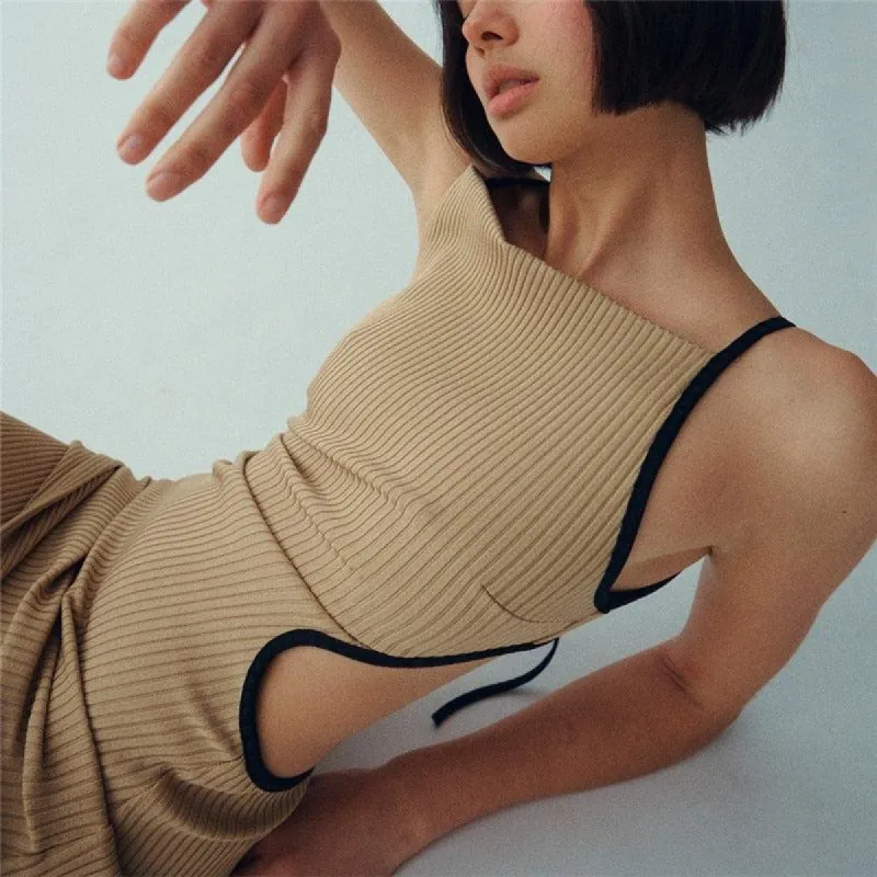 Cut Out Bodycon Maxi Dress sold by Streetwear Society