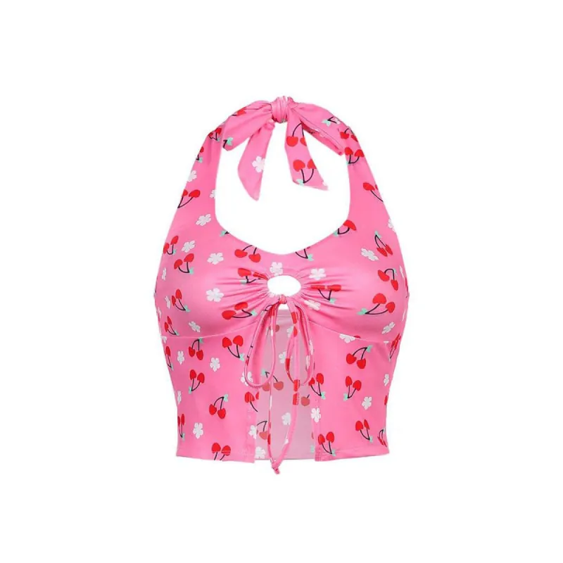 Cherry Blossom Halter Top sold by Streetwear Society