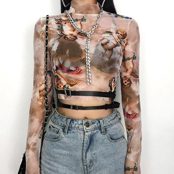 Taupe Angel Top sold by Streetwear Society product image thumbnail 2