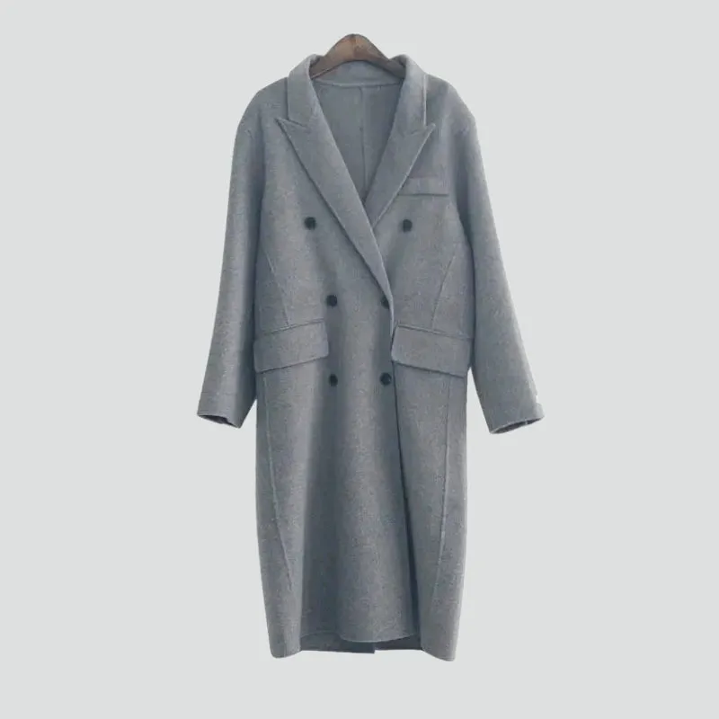 Casual Double Breasted Long Coat sold by Streetwear Society product image thumbnail 4