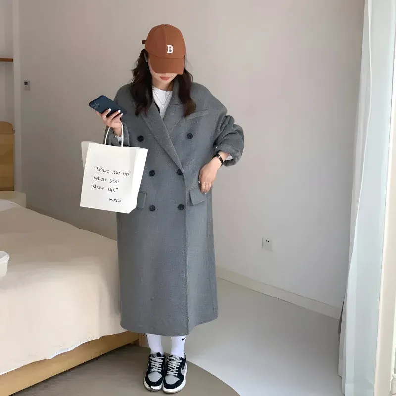 Casual Double Breasted Long Coat sold by Streetwear Society