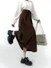 Dark Academia Pleated Midi Skirt sold by Streetwear Society