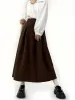 Dark Academia Pleated Midi Skirt sold by Streetwear Society