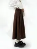 Dark Academia Pleated Midi Skirt sold by Streetwear Society