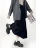 Dark Academia Pleated Midi Skirt sold by Streetwear Society