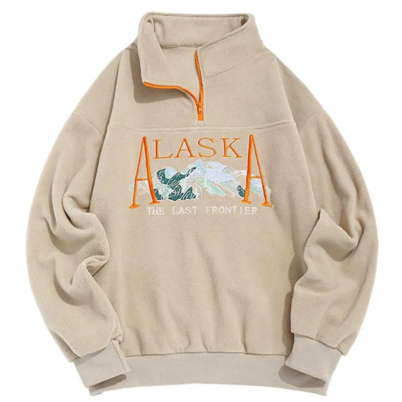 Alaska Zip Up Sweater sold by Streetwear Society