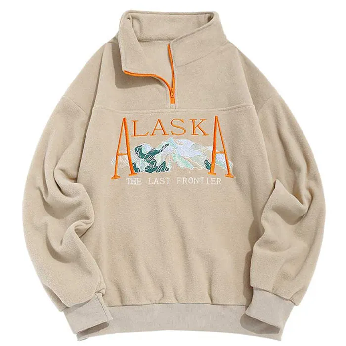 Alaska Zip Up Sweater sold by Streetwear Society