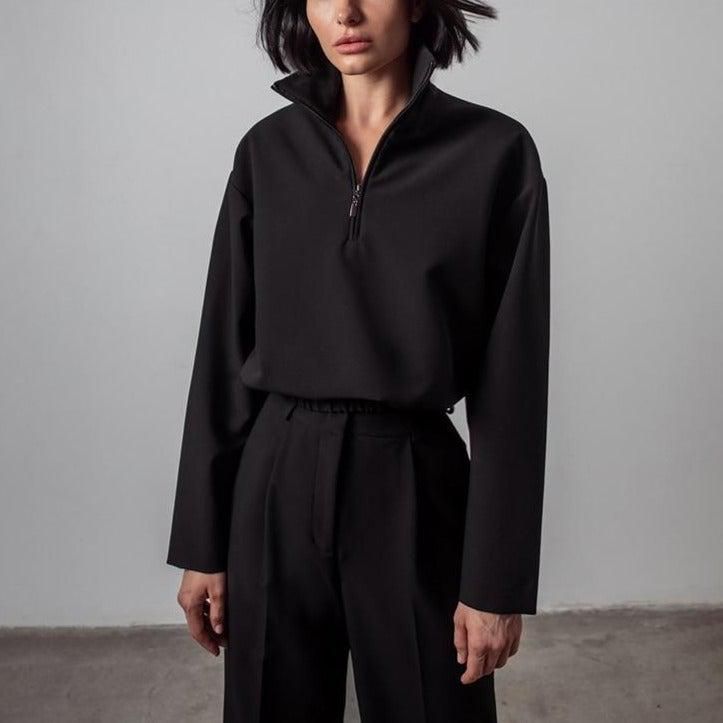 Elegant two-piece set - Black sold by Streetwear Society product image thumbnail 2