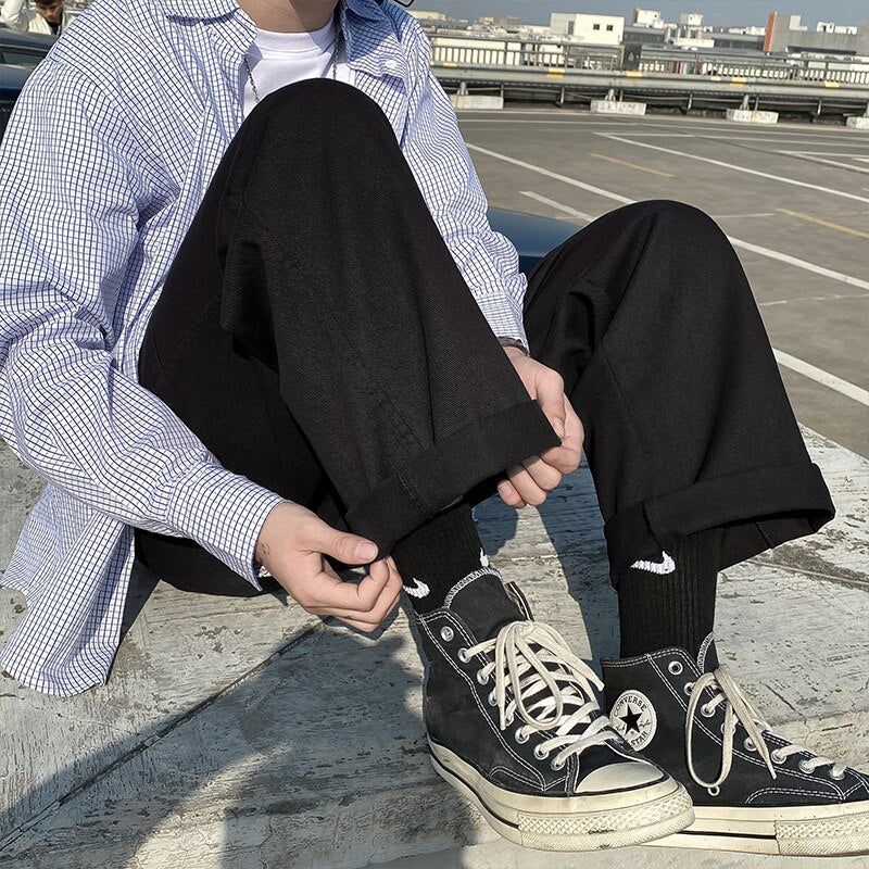Casual Straight Pants sold by Streetwear Society product image thumbnail 2