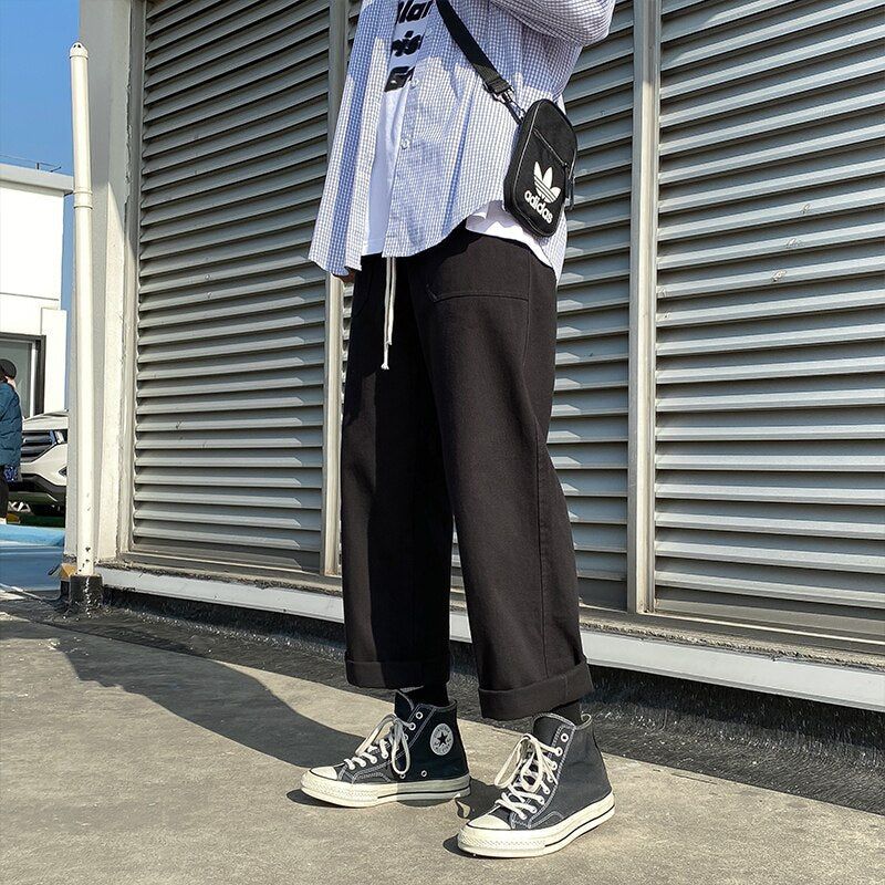 Casual Straight Pants sold by Streetwear Society product image thumbnail 5