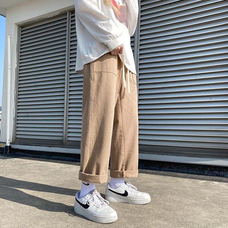 Casual Straight Pants sold by Streetwear Society product image thumbnail 3