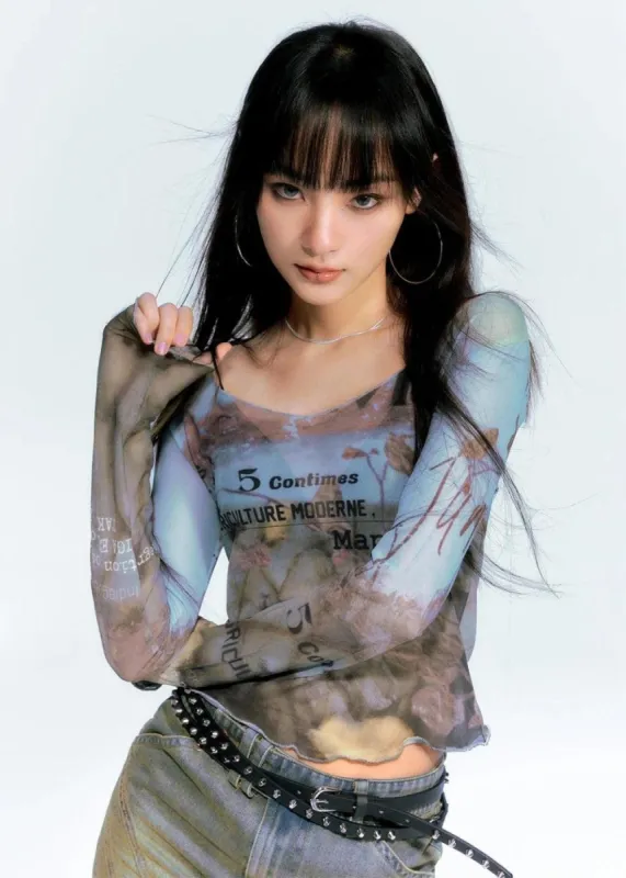 Nature Mesh Top sold by Streetwear Society