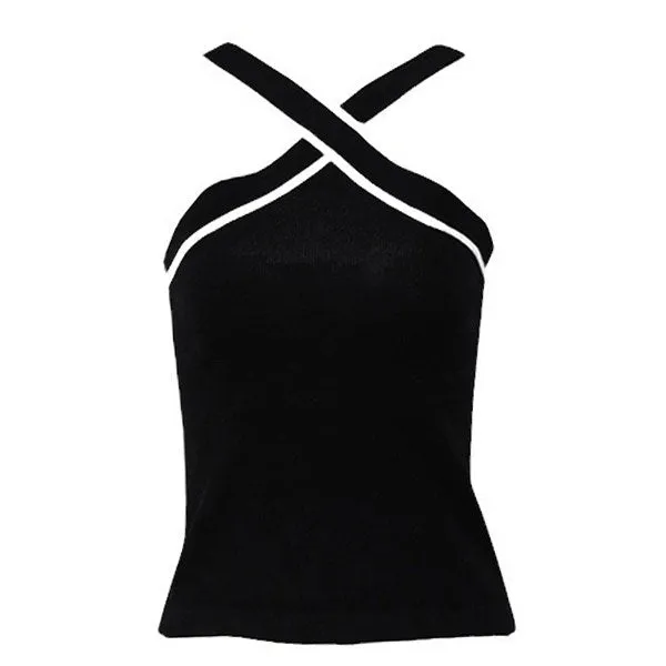 Old Money Aesthetic Halter Top sold by Streetwear Society product image thumbnail 3