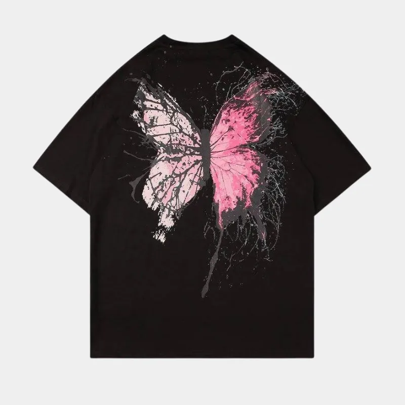 Butterfly death' T shirt sold by Streetwear Society product image thumbnail 2