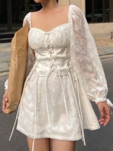 Lace Pleated Dress sold by Streetwear Society