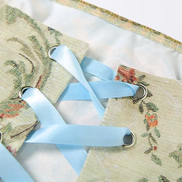 Aestheic Embroidered Corset Top sold by Streetwear Society product image thumbnail 2