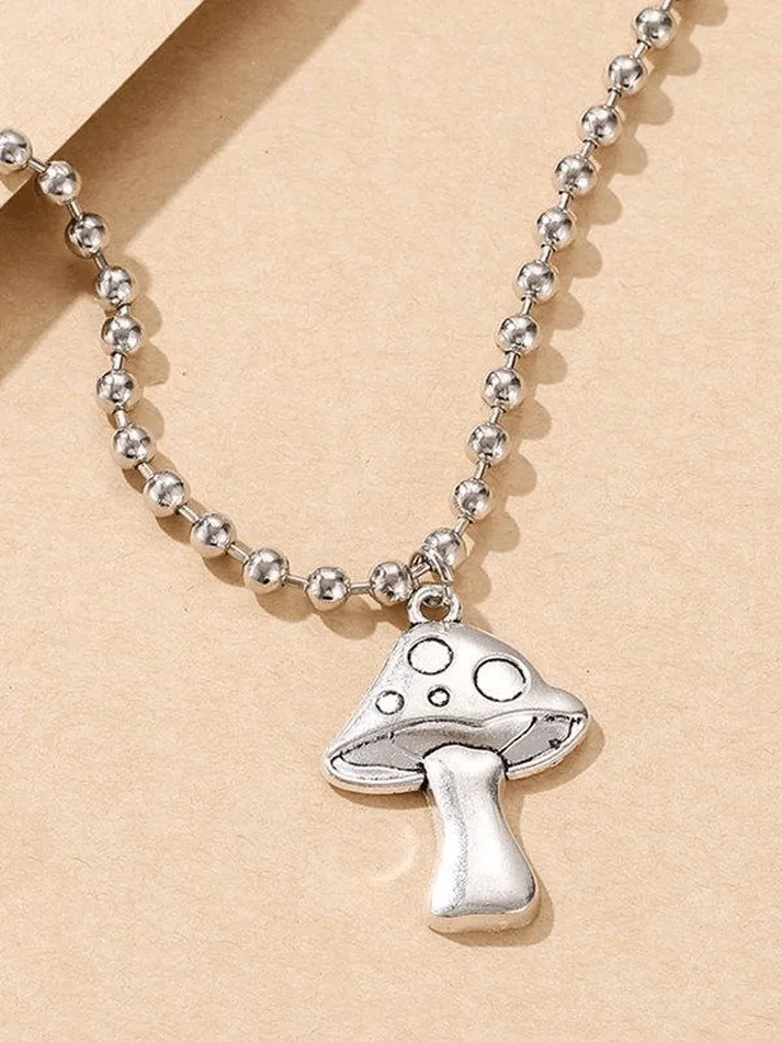 Vintage Mushroom Necklace sold by Streetwear Society product image thumbnail 2
