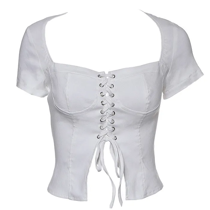 Young & Single Corset Top sold by Streetwear Society product image thumbnail 3