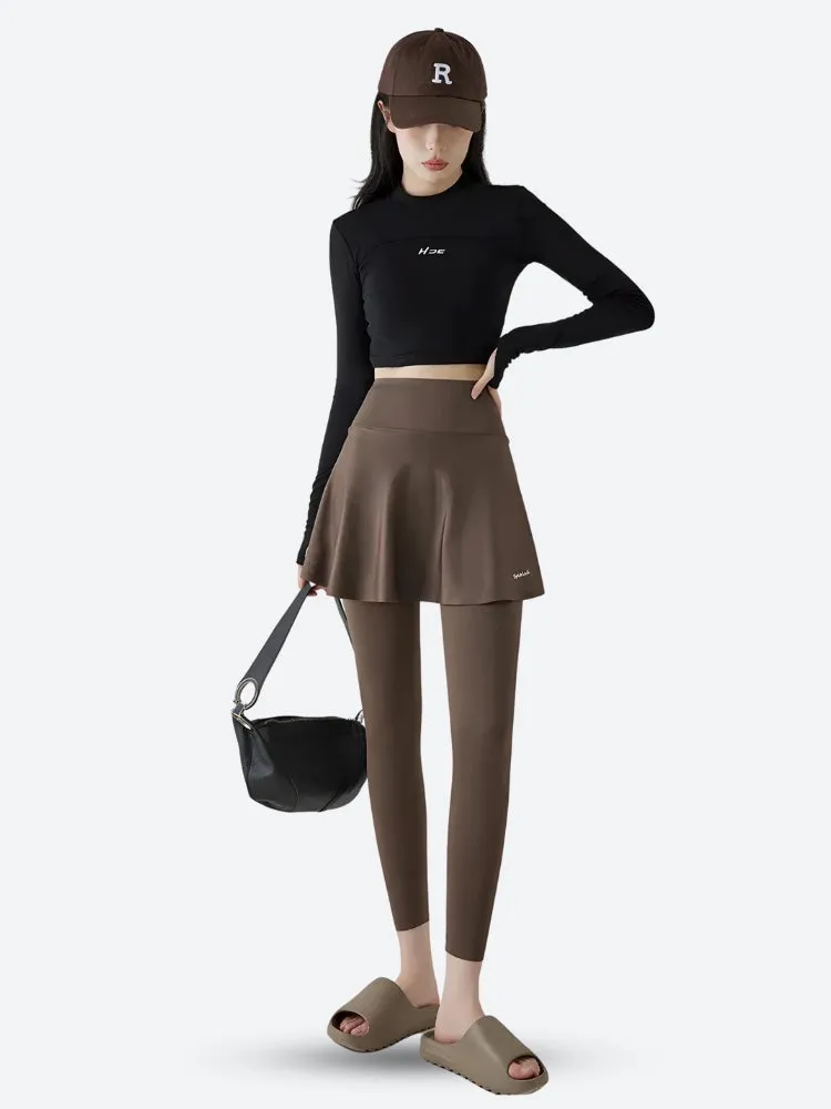 Basic Sport Leggings Mini Skirt sold by Streetwear Society product image thumbnail 3