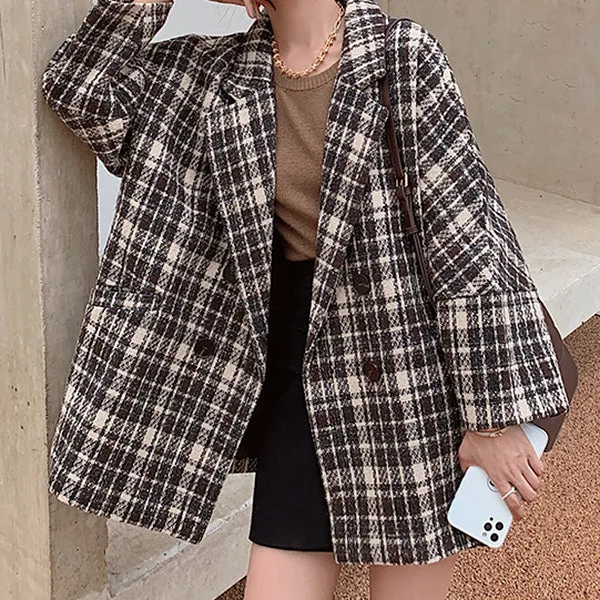 Old Money Plaid Jacket sold by Streetwear Society product image thumbnail 3