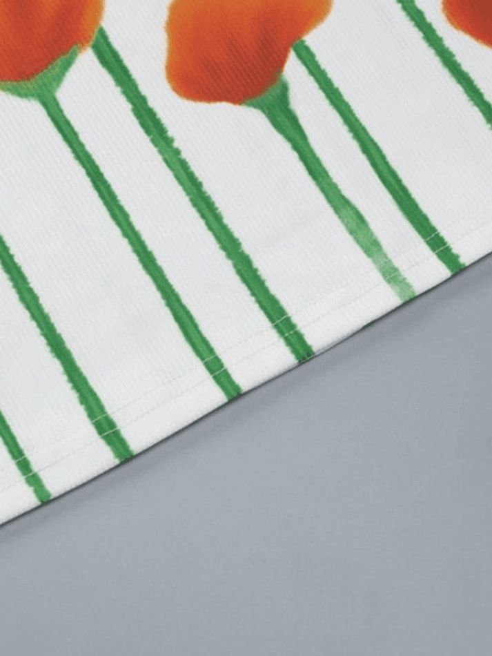 Tulip Mushroom Print Rib Tank Top sold by Streetwear Society product image thumbnail 10