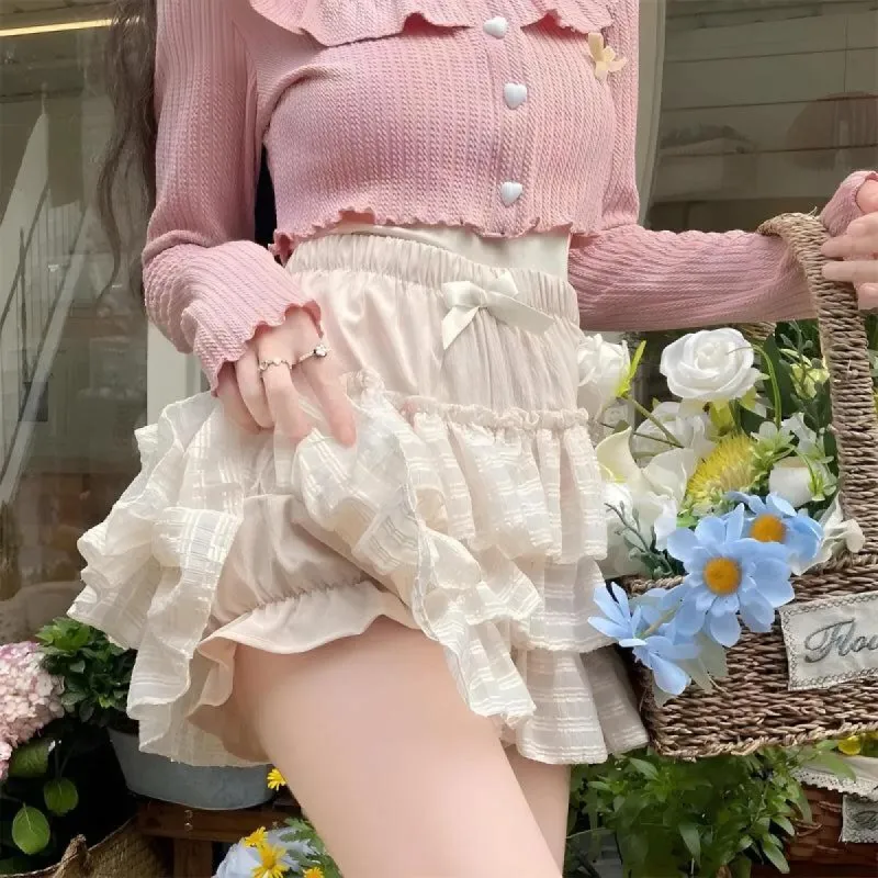 Coquette Ruffle Mini Skirt sold by Streetwear Society