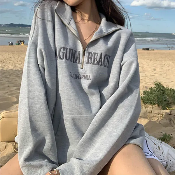 Laguna Beach Zip Up Sweatshirt sold by Streetwear Society product image thumbnail 2