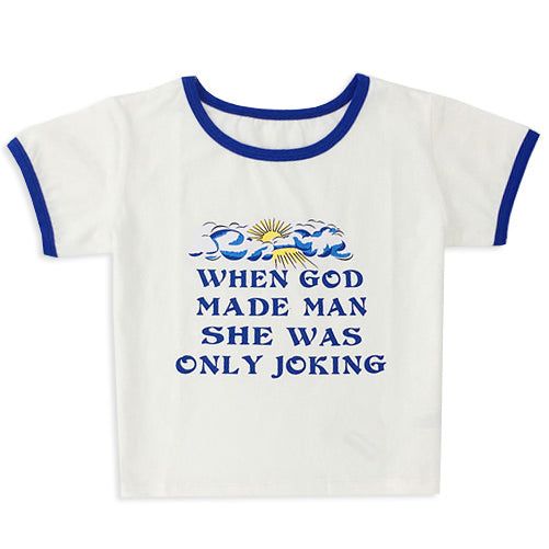 She Was Only Joking Crop Top sold by Streetwear Society product image thumbnail 2