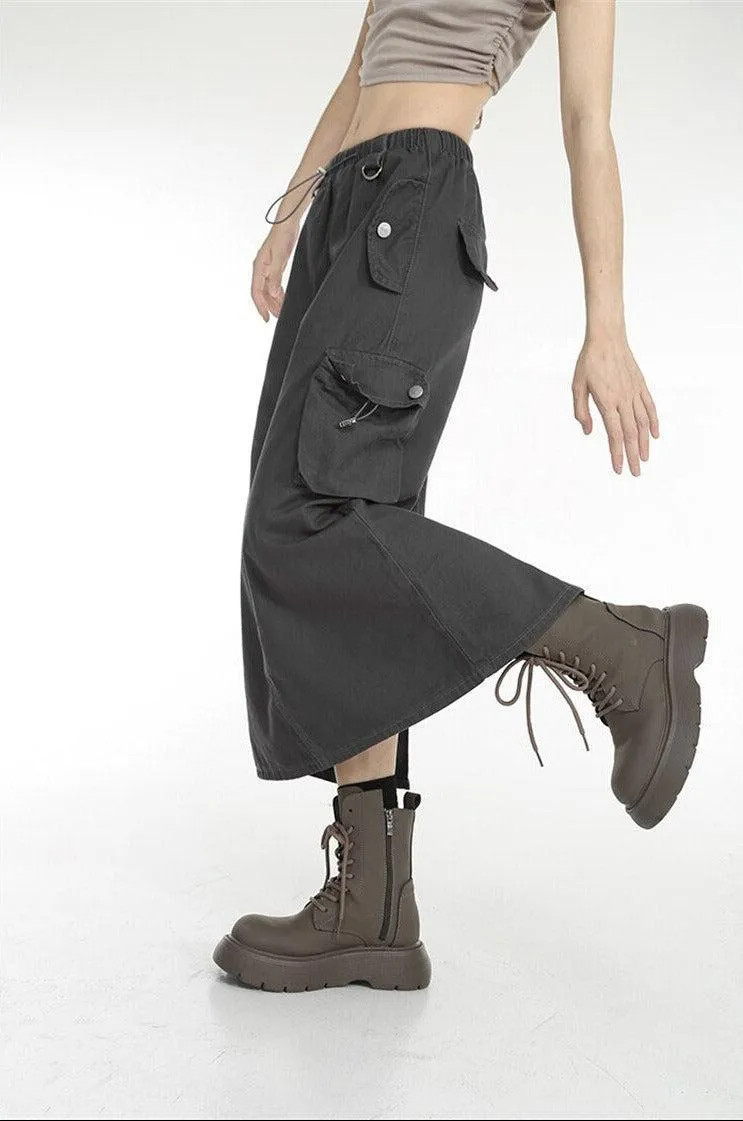Low Rise Parachute Maxi Skirt sold by Streetwear Society product image thumbnail 5