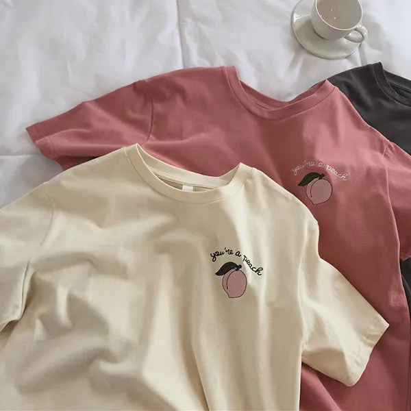 You're a Peach T-Shirt sold by Streetwear Society product image thumbnail 2
