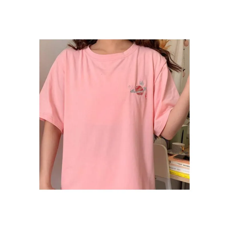 Pink Saturn Tee sold by Streetwear Society