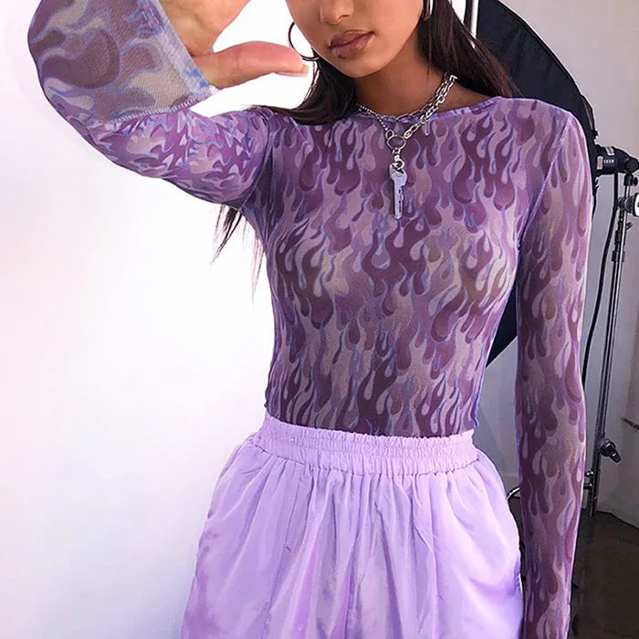 Itz No Big Deal Mesh Top sold by Streetwear Society product image thumbnail 2