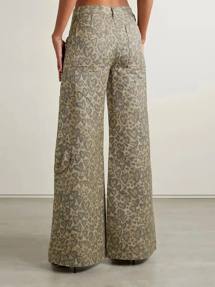 Baddie Leopard Embellished Cut Out Pants sold by Streetwear Society product image thumbnail 2