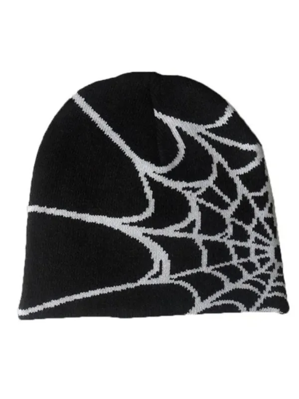 Cobweb Fleece Beanie made by Streetwear Society