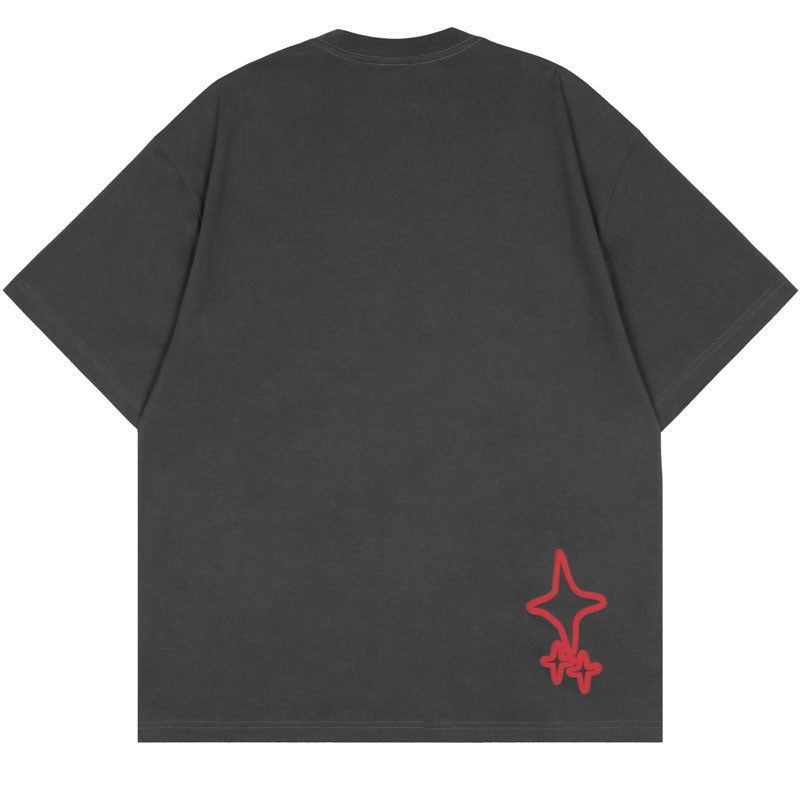 'Turn on the Dark' Graphic Print Cotton T-Shirt sold by Streetwear Society product image thumbnail 3