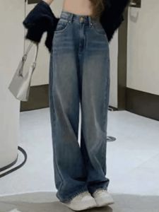 Vintage Washed Straight Leg Boyfriend Jeans sold by Streetwear Society